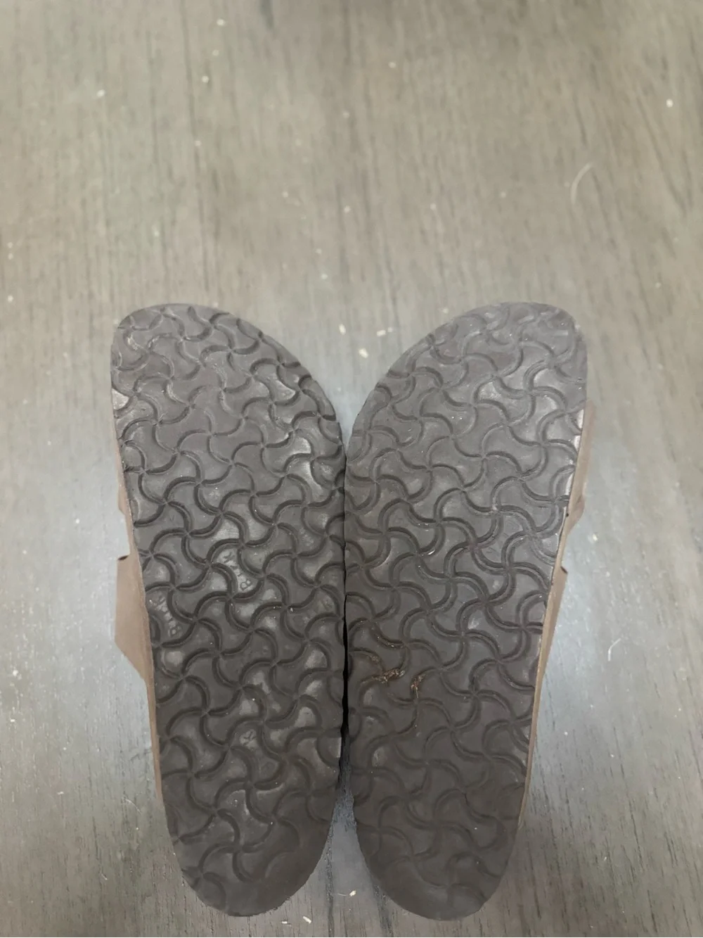 Birkenstock Arizona Birko-Flor Sandal, Brown, Size EU 43 US M 10